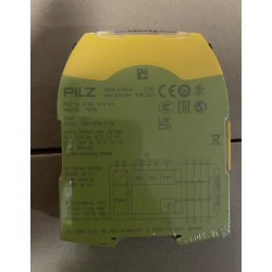 PILZ 750104 Safety Relay Module - Compact Emergency Stop Control Unit for Industrial Automation